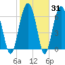 Capers Creek tide chart for Friday, January 31, 2025