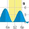 Capers Island tide chart for Saturday, January 9, 2021