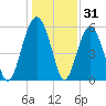 Capers Island tide chart for Tuesday, December 31, 2024