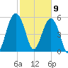Capers Island tide chart for Sunday, February 9, 2025
