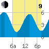Capers Island tide chart for Saturday, May 9, 2026