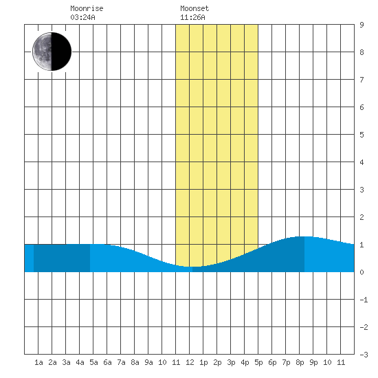 Golovnin tide chart for Tuesday, January 21, 2025