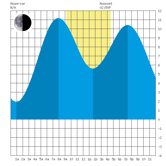 Carry Inlet tide chart for Friday, November 22, 2024