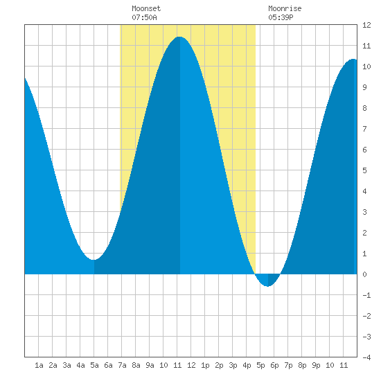 Castine tide chart for Friday, January 29, 2021