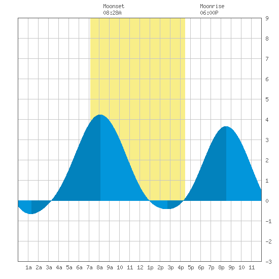 Castle Hill tide chart for Sunday, January 4, 2026