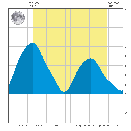 Castleton tide chart for Friday, June 21, 2024