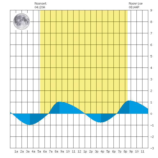  tide chart for Friday, June 21, 2024