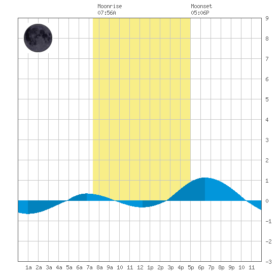 Red Point tide chart for Thursday, January 11, 2024