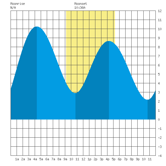 Chance Cove tide chart for Wednesday, January 31, 2024