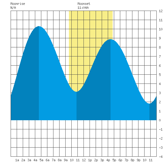 Chance Cove tide chart for Sunday, January 19, 2025