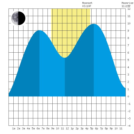 Chance Cove tide chart for Tuesday, November 11, 2025