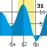 Chance Cove tide chart for Saturday, January 31, 2026