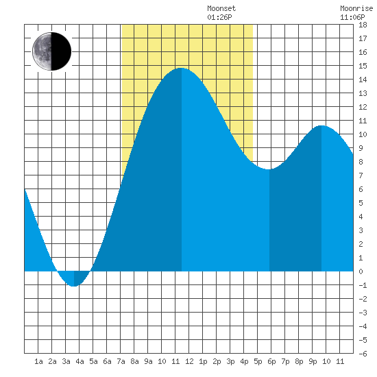 Allyn tide chart for Tuesday, November 11, 2025