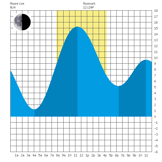 Allyn tide chart for Thursday, December 11, 2025