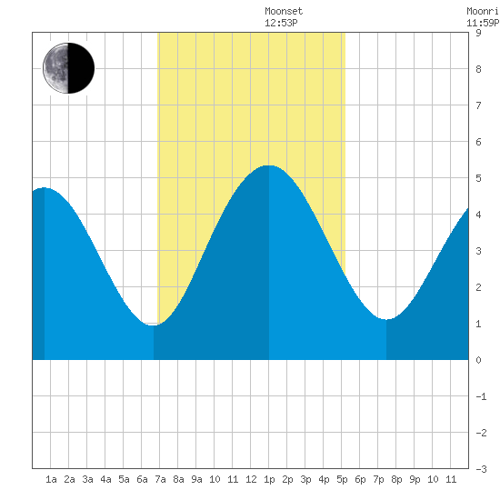Charleston tide chart for Friday, November 22, 2024