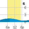 Fort Macomb tide chart for Monday, November 6, 2023