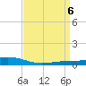 Fort Macomb tide chart for Saturday, April 6, 2024
