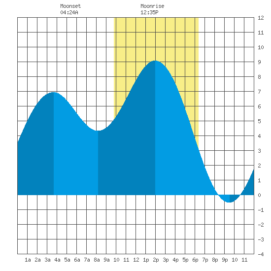 Amak Island tide chart for Sunday, January 29, 2023