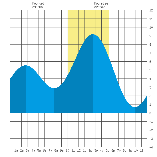 Amak Island tide chart for Tuesday, December 10, 2024