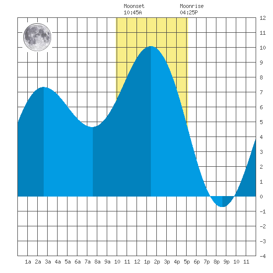 Chowiet Island tide chart for Friday, January 6, 2023