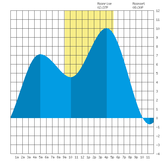 Chowiet Island tide chart for Friday, November 17, 2023