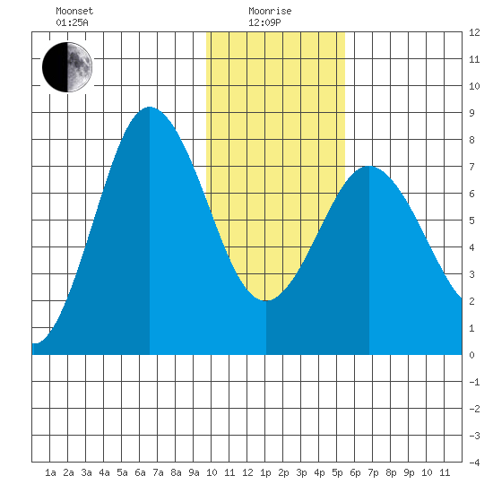 Chowiet Island tide chart for Wednesday, January 17, 2024