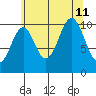 American Bay tide chart for Sunday, August 11, 2024