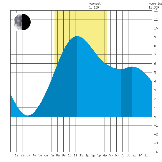 Chuckanut Bay tide chart for Friday, November 22, 2024