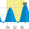 RR bridge tide chart for Tuesday, May 25, 2021