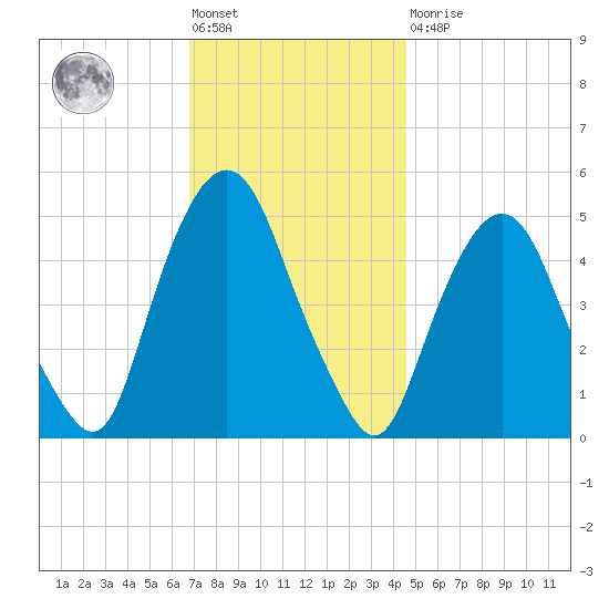 RR bridge tide chart for Friday, November 19, 2021