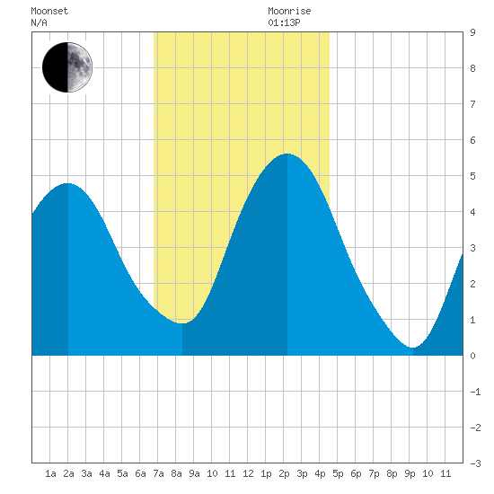 RR bridge tide chart for Monday, November 20, 2023