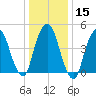 RR bridge tide chart for Monday, January 15, 2024