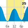 RR bridge tide chart for Tuesday, June 25, 2024