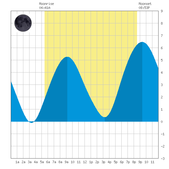 RR bridge tide chart for Friday, July 5, 2024
