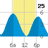 RR bridge tide chart for Tuesday, February 25, 2025