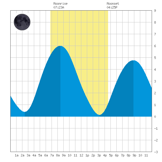 RR bridge tide chart for Thursday, November 20, 2025