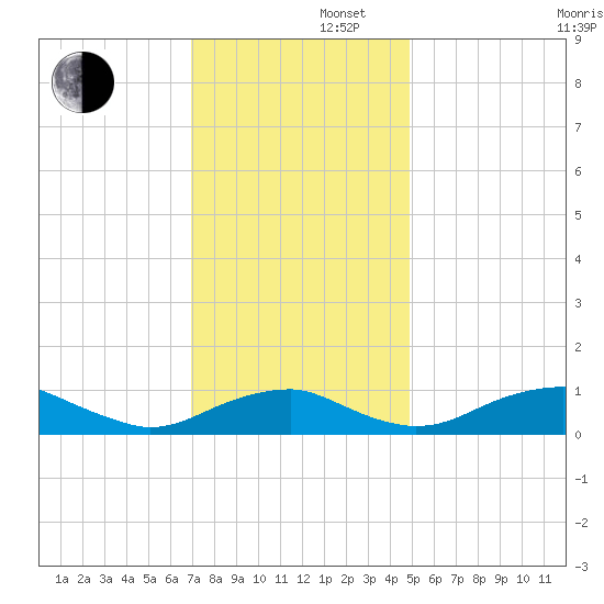 Clifton Beach tide chart for Friday, November 22, 2024