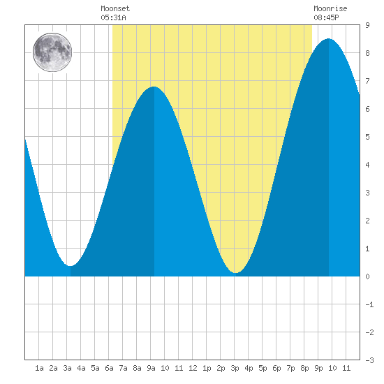 Coffee Bluff tide chart for Friday, June 21, 2024