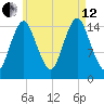 Coffins Point tide chart for Monday, August 12, 2024