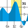 Cold Bay tide chart for Saturday, January 31, 2026
