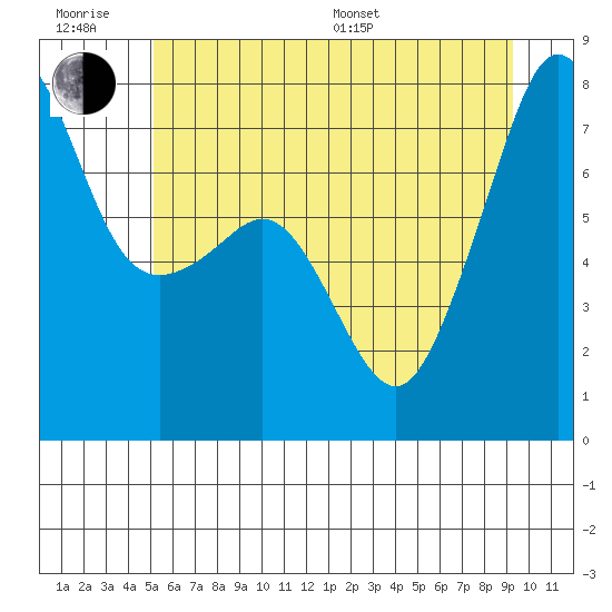 Anacortes tide chart for Friday, June 28, 2024