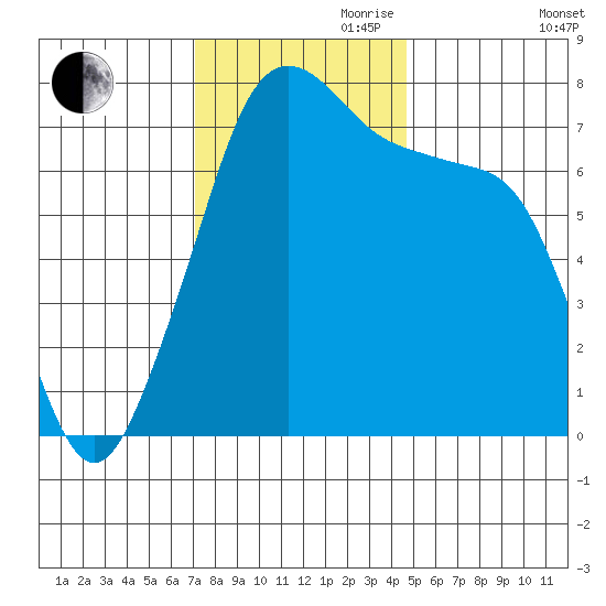 Anacortes tide chart for Friday, November 8, 2024