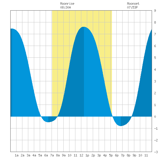 College Point tide chart for Friday, January 31, 2025