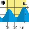 Composite Island tide chart for Saturday, July 31, 2021