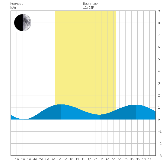 Conway, RR. bridge tide chart for Sunday, January 9, 2022