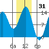 Coon Island tide chart for Tuesday, December 31, 2024