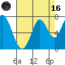 Corkscrew Slough tide chart for Wednesday, August 16, 2023