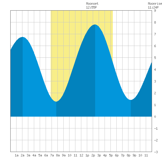 Whale Branch tide chart for Tuesday, November 15, 2022