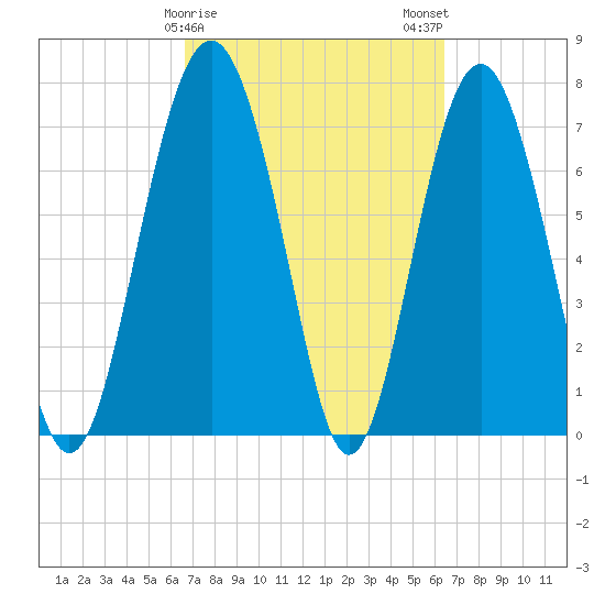 Whale Branch tide chart for Friday, March 8, 2024