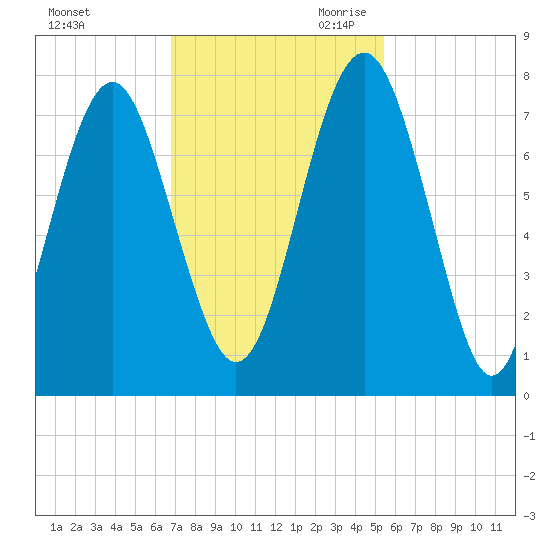 Whale Branch tide chart for Sunday, November 10, 2024